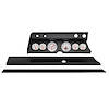2932-03 6-Gauge Direct-Fit Dash Kit for 1967 Chevy Chevelle [Arctic White Series] - image 1