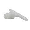 Tee Fitting 1/8" NPT Male to Dual 1/4" Hose Barb - image 1