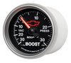 Officially Licensed Chevrolet Performance Vacuum/Boost Gauge 2-1/16" Mechanical (Full Sweep) - image 2