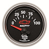 Officially Licensed Chevrolet Performance Oil Pressure Gauge 2-1/16" Electrical - image 1