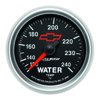 Officially Licensed Chevrolet Performance Water Temperature Gauge 2-1/16" Mechanical (Full Sweep) - image 2