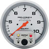 Ultra-Lite Dual-Range Tachometer 5" electrical, in-dash mount - image 1