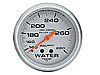 Silver Water Temperature Gauge 2-5/8", liquid-filled - image 1