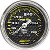 Carbon Fiber Oil Temperature Gauge 2-1/16" mechanical - image 1