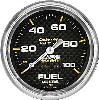 Carbon Fiber Fuel Pressure Gauge 2-5/8" mechanical - image 1