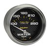 Carbon Fiber Water Temperature Gauge 2-5/8" electrical - image 3
