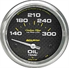 Carbon Fiber Oil Temperature Gauge 2-5/8" electrical - image 1