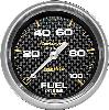 Carbon Fiber Fuel Pressure Gauge 2-5/8" electrical - image 1