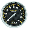 Carbon Fiber In-Dash Tachometer 5" electrical - image 1