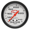 Officially Licensed GM Water Temperature Gauge 2-5/8" Mechanical (Full Sweep) - image 1