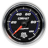 Cobalt Oil Pressure Gauge 2-1/16", electrical full sweep - image 1