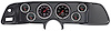 Designer Black 6-Gauge Direct-Fit Dash Kit - image 1