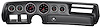 Designer Black 6-Gauge Direct-Fit Dash Kit - image 1