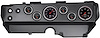 Designer Black 6-Gauge Direct-Fit Dash Kit - image 1