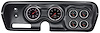 Designer Black 6-Gauge Direct-Fit Dash Kit - image 1