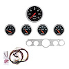 5-Gauge Direct-Fit Dash Kit 1965-1966 Ford Mustang - Designer Black Series - Polished Panel - image 1