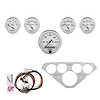 5-Gauge Direct-Fit Dash Kit 1955-1959 Chevy Truck - Old Tyme White Series - image 1