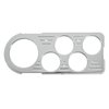 5-Gauge Direct-Fit Dash Kit 1948-1950 Ford Truck - Arctic White Series - Polished Panel - image 2