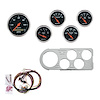 5-Gauge Direct-Fit Dash Kit 1948-1950 Ford Truck - Designer Black Series - Polished Panel