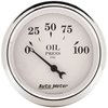 5-Gauge Direct-Fit Dash Kit 1948-1950 Ford Truck - Old Tyme White Series - Polished Panel - image 4