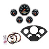 5-Gauge Direct-Fit Dash Kit 1955-1956 Chevy Car - Designer Black Series - image 1