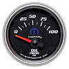Officially Licensed Mopar Oil Pressure Gauge 2-1/16" Electrical (Short Sweep) - image 1