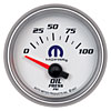 Officially Licensed Mopar Oil Pressure Gauge 2-1/16" Electrical (Short Sweep) - image 1