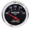 Officially Licensed Jeep Water Temperature Gauge 2-1/16" Electrical (Short Sweep) - image 1