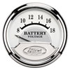 GAUGE VOLTMETER 2 1/16 18V ELEC FORD MASTERPIECE - image 1