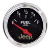 Officially Licensed Jeep Fuel Level Gauge 2-1/16" Electrical (Short Sweep) - image 2