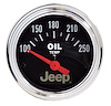 Officially Licensed Jeep Oil Temperature Gauge 2-1/16" Electrical (Short Sweep) - image 1