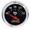 Officially Licensed Jeep Transfer Case Temperature Gauge 2-1/16" Electrical (Short Sweep) - image 2