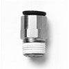 1/4 OD QUICK DISCONNECT TO 1/8 NPT NICKEL PLATED BRASS - image 1