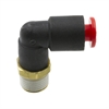 3/16 OD QUICK DISCONNECT TO 1/8 NPT THREAD RIGHT ANGLE - image 1