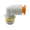 1/4 OD QUICK DISCONNECT TO 1/8 NPT THREAD RIGHT ANGLE - image 2