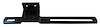 47-53 Chevy GMC Pickup Front License Plate Bracket-Paintable - image 1