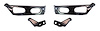 105-8964-S Front Bumper Bracket Set, 64 Ford Galaxie - image 1