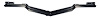 Front Bumper Filler Panel 1970 Chevy Chevelle - image 1