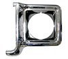 73-74 Chevy Pickup 73-78 GMC Pickup Jimmy Suburban LH SingleHeadlamp Bezel Plastic - image 1