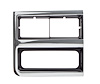 145-4389-4R Premium Headlight Bezel RH Chrome/Dark Gray (Dual Headlights) 89-91 Chevy R/V Blazer Suburban & 1-Ton Trucks - image 1