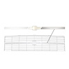 155-4083-3L Center Grille Molding Dual Headlamp LH 83-84 Chevy CK Truck Blazer Suburban - image 1