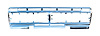 160-4573-1 Grille Shell, Anodized Aluminum, 73-77 Ford F100; F150; F250