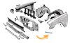 220-8961-L Fender to Radiator Support Brace, LH, 61-64 Ford Galaxie - image 3