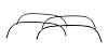 230-4088-SB Wheel Opening Molding Set Black for 1988-1998 Chevrolet GMC C/K Pickup - image 1