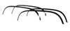230-4088-SB Wheel Opening Molding Set Black for 1988-1998 Chevrolet GMC C/K Pickup - image 3