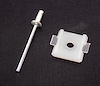 298-4567-4 Rear Cab Molding Clip with Rivet 67-72 F100 F250 - image 1