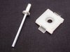 298-4567-4 Rear Cab Molding Clip with Rivet 67-72 F100 F250 - image 2