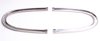 330-4548-S Front Hood Molding Set 2pcs 48-50 Ford F1 F2 - image 2