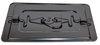 341-4556-2 Battery Hole Cover Locking 56 Ford F100 F250 - image 2