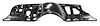 370-4067-3 Firewall with Toe Panel for 1969-1972 Chevy/GMC Trucks, Blazer, Jimmy, Suburban - image 1
